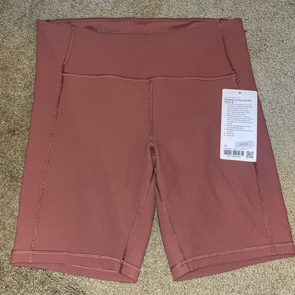 NWT Lulu Biker Shorts